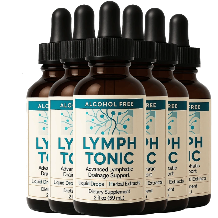 6 Bottle Package of Lymph Tonic
